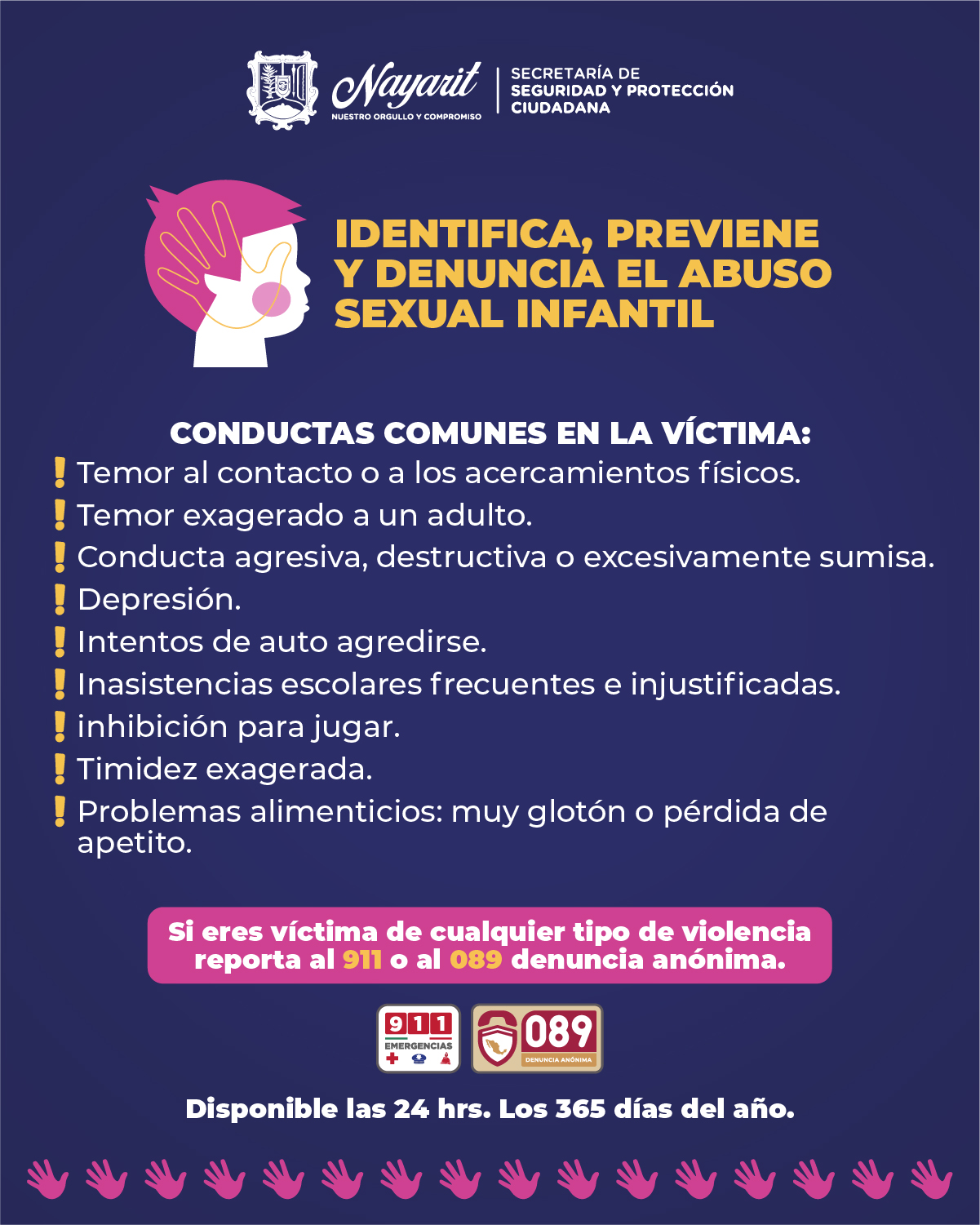 No al abuso infantil