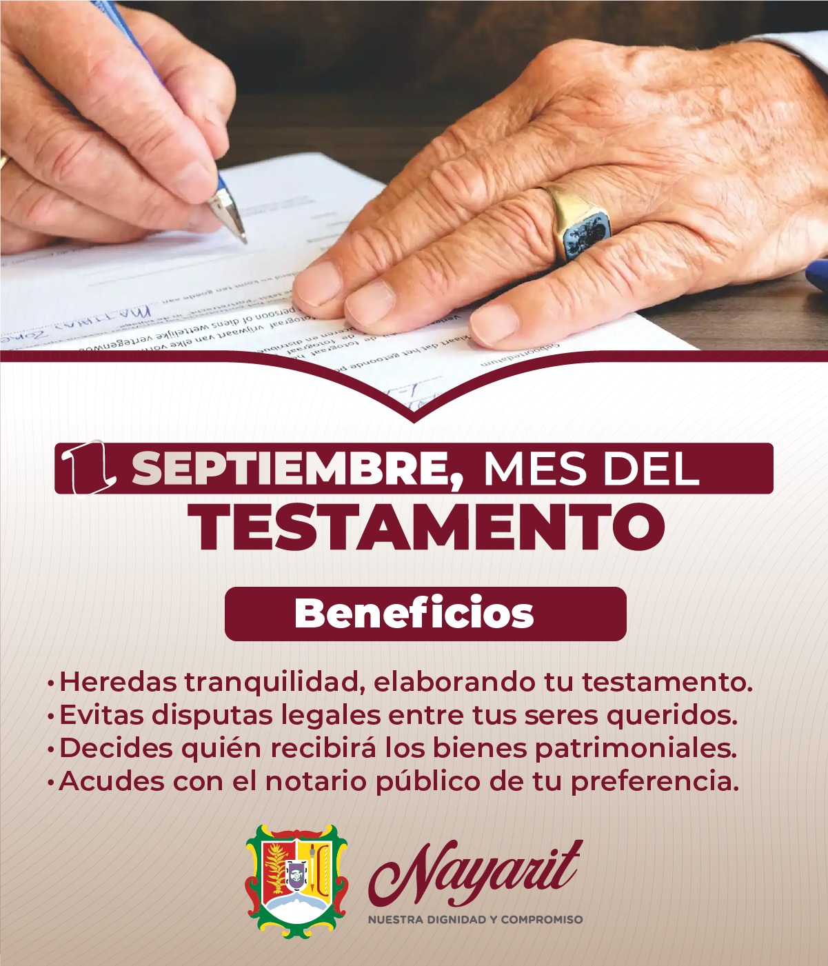 Mes del testamento
